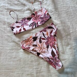 Stone Fox Swim Floral Bikini Size XS